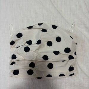 Polka Dot Strapless Top And Skirt